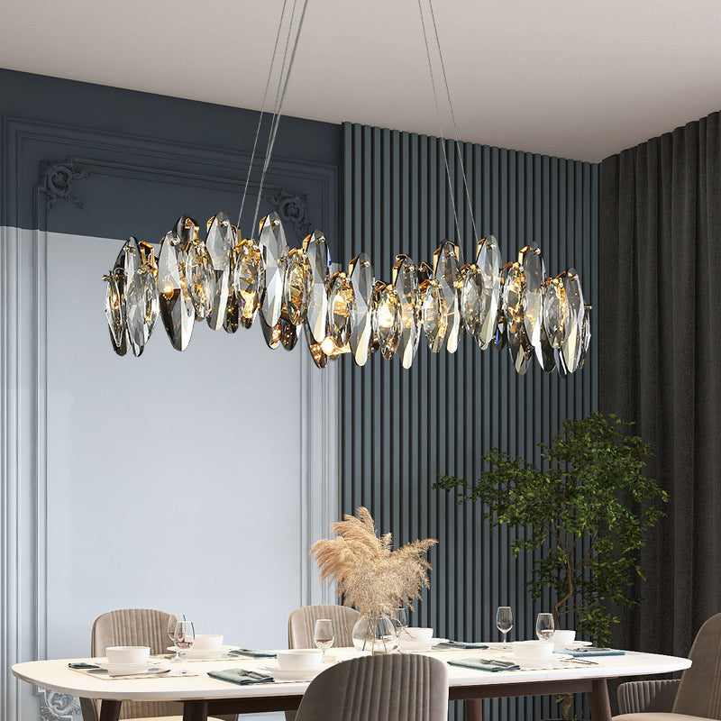 Obsidiana - Linear L90*H23CM Chandelier Galileo Lights