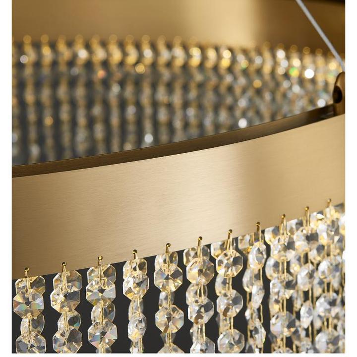 Modern Nordic Indoor LED Crystal Chandelier for Wedding Stages Hotel Villas & Showrooms Wholesale Remote Control Mode