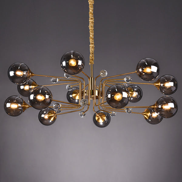 Cielo Smoke Grey Chandelier Galileo Lights