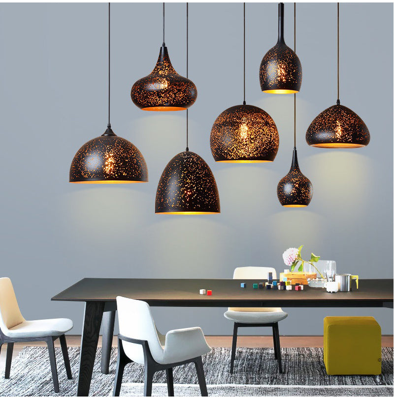 Simple Retro Wrought Iron Chandeliers Single Head Lighting Outdoor Light Galileo Lights