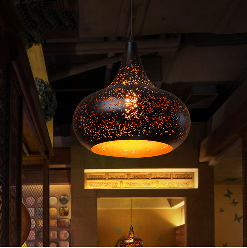 Simple Retro Wrought Iron Chandeliers Single Head Lighting Outdoor Light Galileo Lights