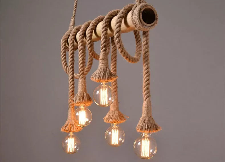 Rope Chandelier Galileo Lights