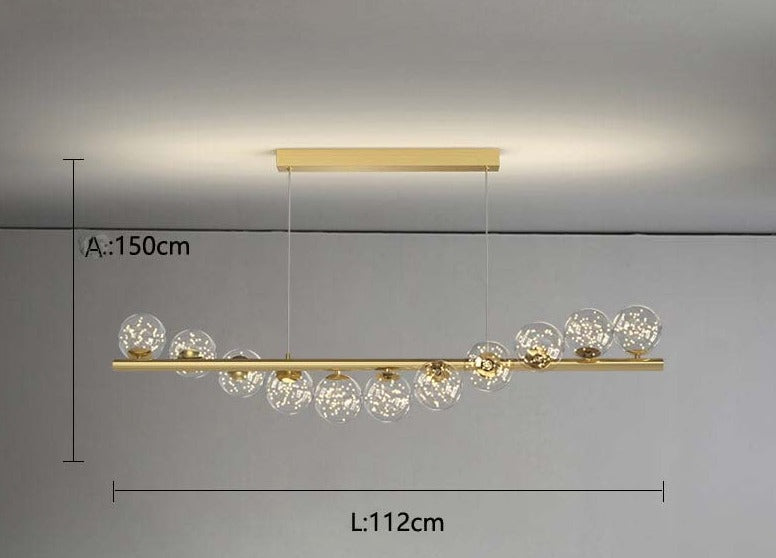Selene Clear 11 Chandelier Galileo Lights