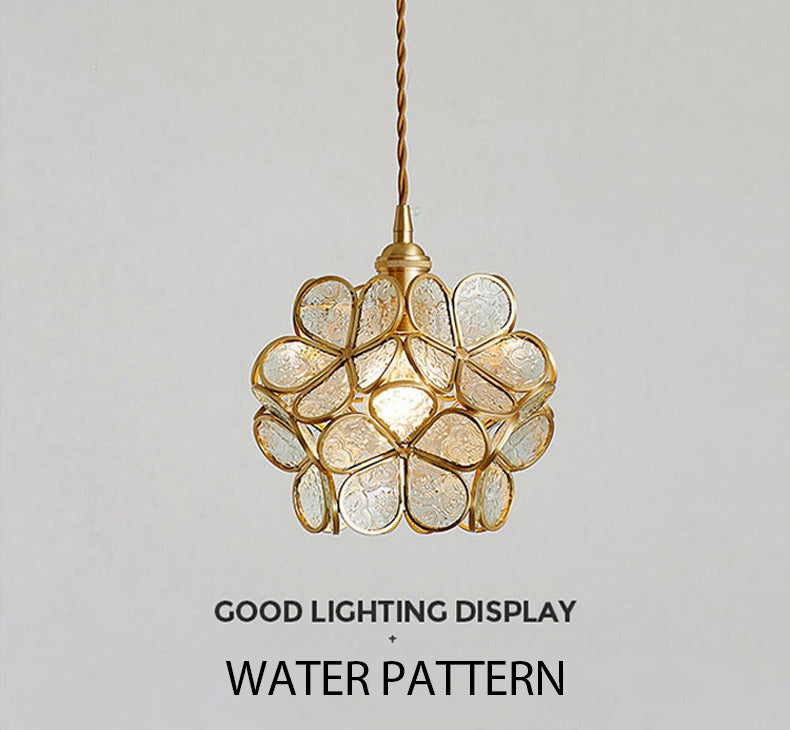 Flower Pendant Light Water Pattern Pendant Light Galileo Lights