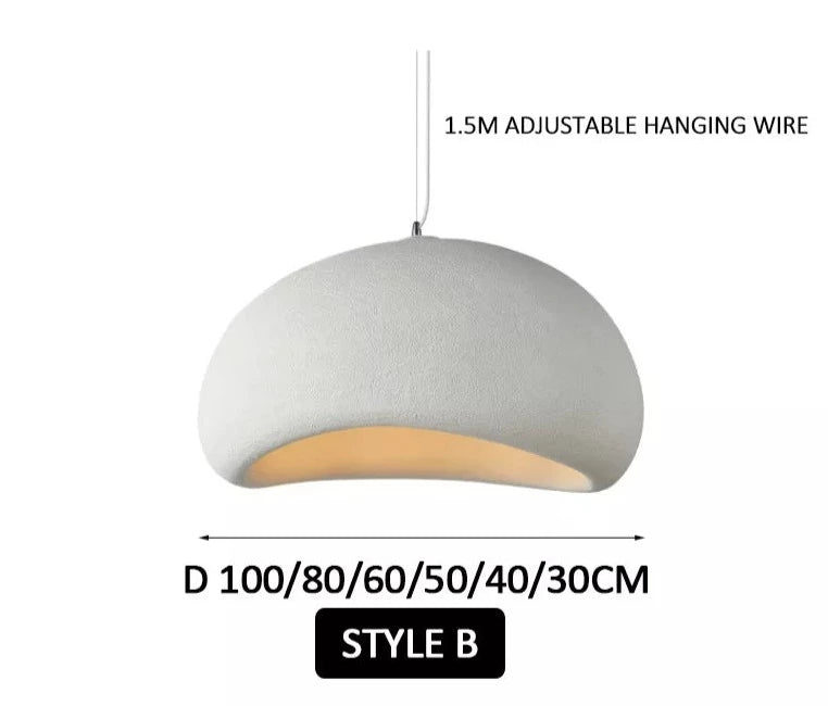 Wabi-Sabi Resin Pendant Light B Pendant Light Galileo Lights