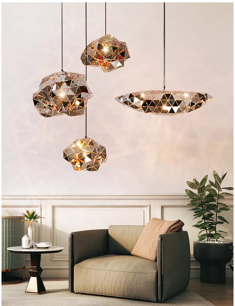 Geometric Stainless Steel Pendant Light Pendant Light Galileo Lights