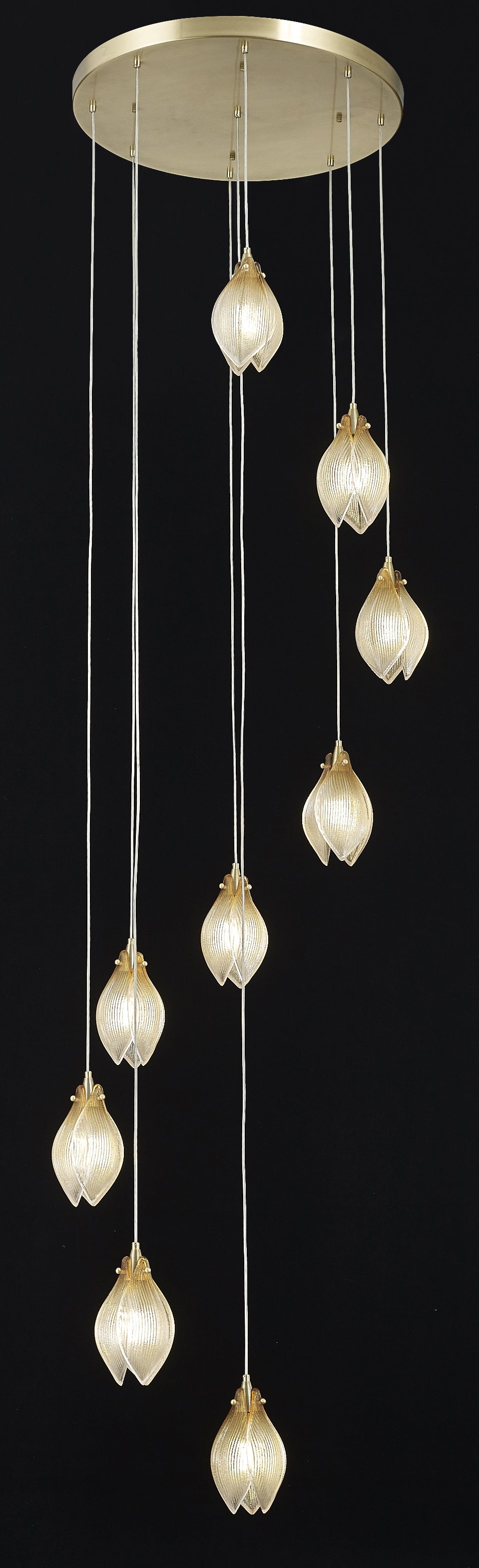 Blossom Pendant Light Spiral (9 Heads) Pendant Light Galileo Lights