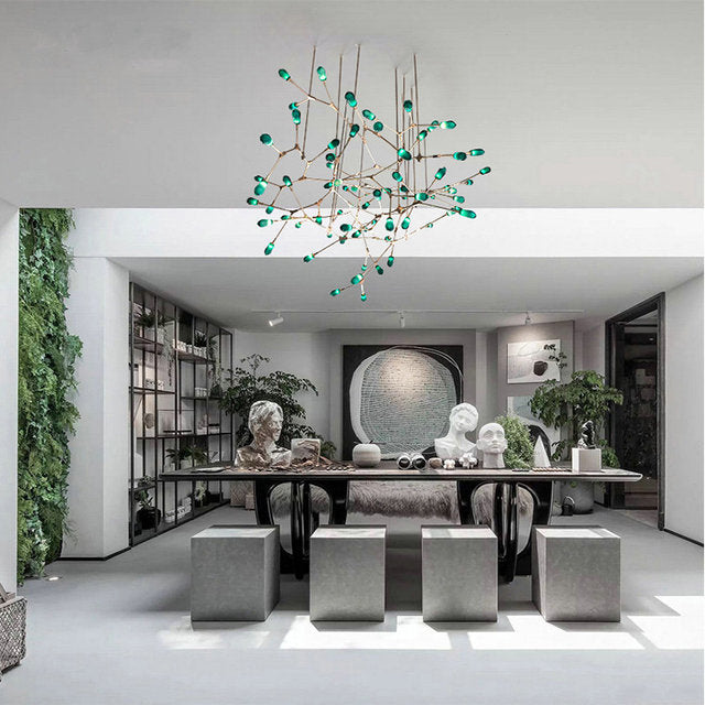 Malachite Chandelier Galileo Lights