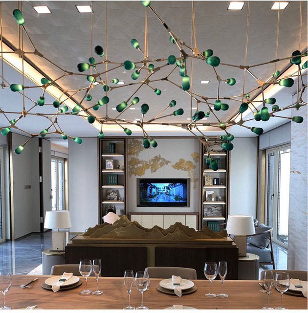 Malachite Chandelier Galileo Lights