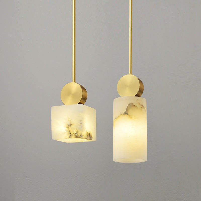 Creative Marble and Copper Pendant Light Pendant Light Galileo Lights
