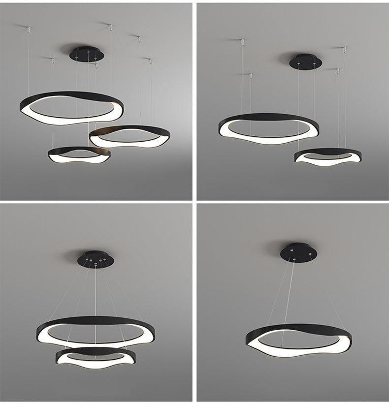 Creme Chandelier Galileo Lights