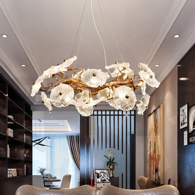 Hydra - Round Chandelier Galileo Lights