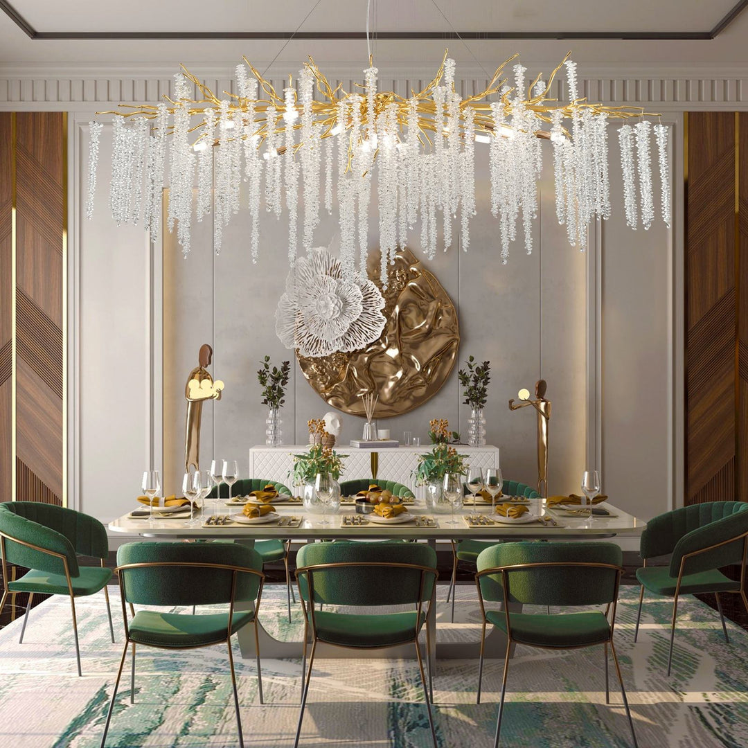Berilune - White Chandelier Galileo Lights