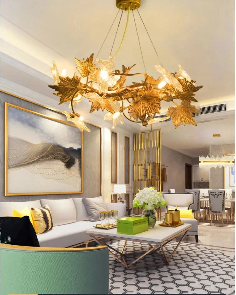 Maple Chandelier Galileo Lights