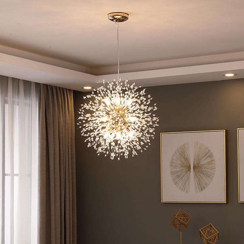 Dandelion Crystal Pendant Light Pendant Light Galileo Lights