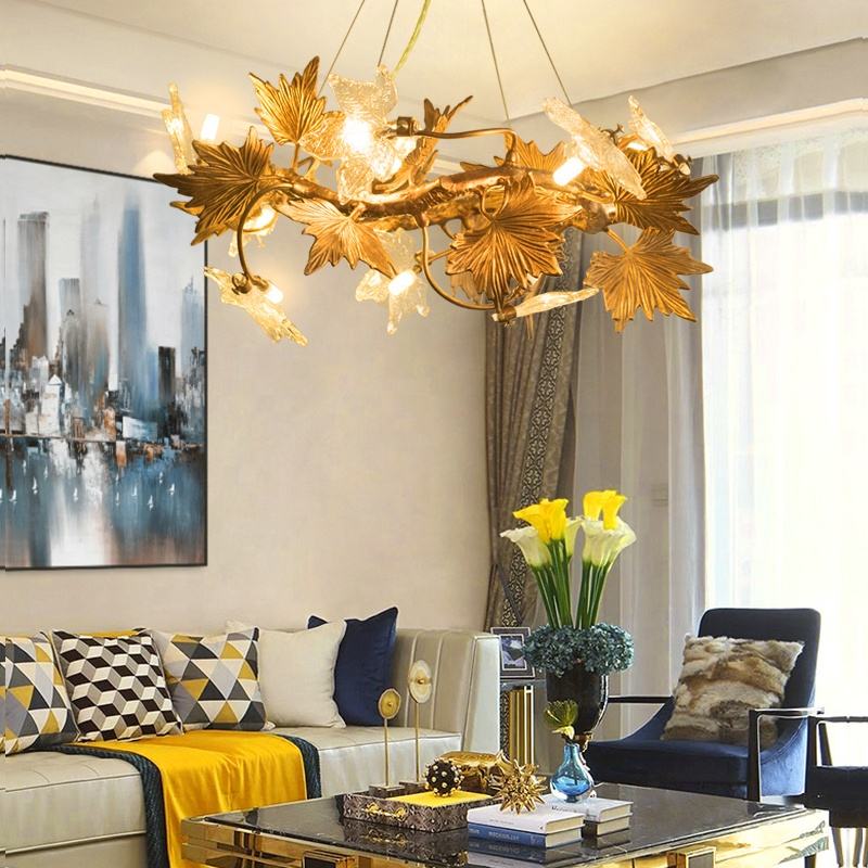 Maple Chandelier Galileo Lights