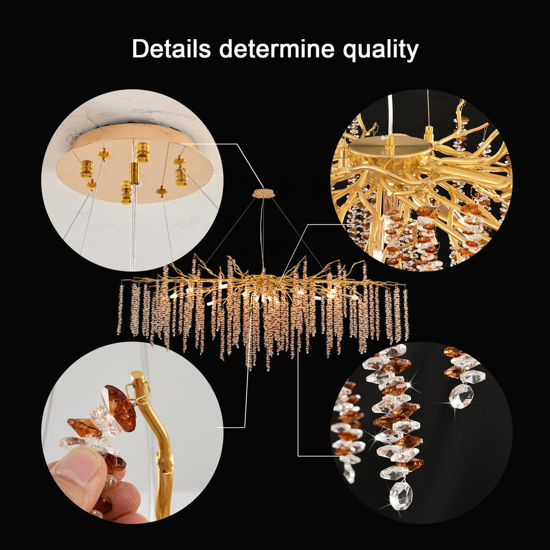 Berilune - S Chandelier Galileo Lights