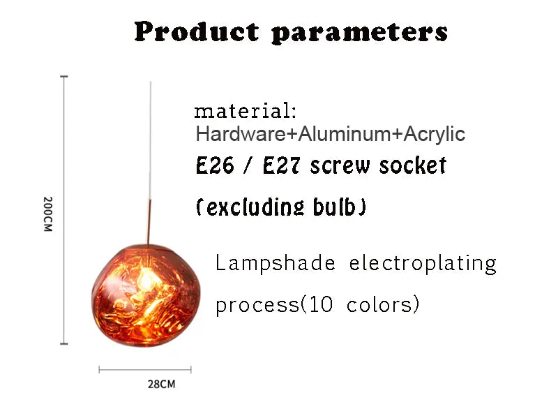 Magma Pendant Pendant Light Galileo Lights