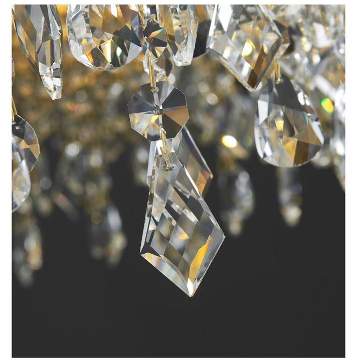 Modern Nordic Indoor LED Crystal Chandelier for Wedding Stages Hotel Villas & Showrooms Wholesale Remote Control Mode