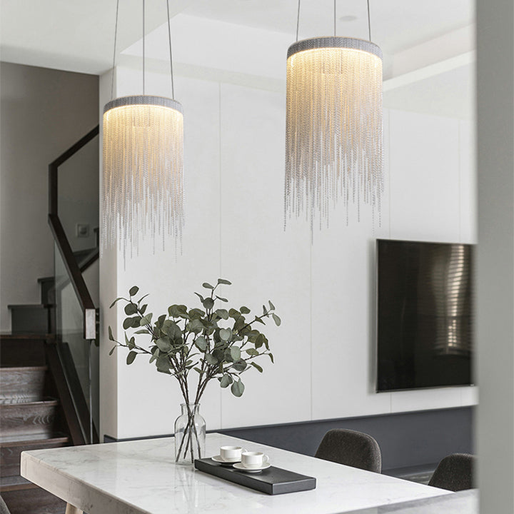 High Quality Chrome Color Decoration Office Living Room Restaurant LED Pendant Light