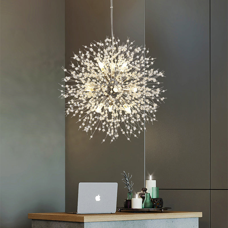 Dandelion Crystal Pendant Light Pendant Light Galileo Lights