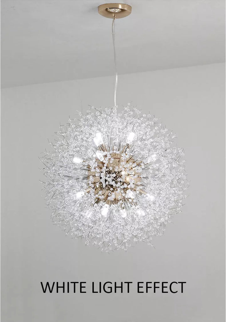 Dandelion Crystal Pendant Light Pendant Light Galileo Lights