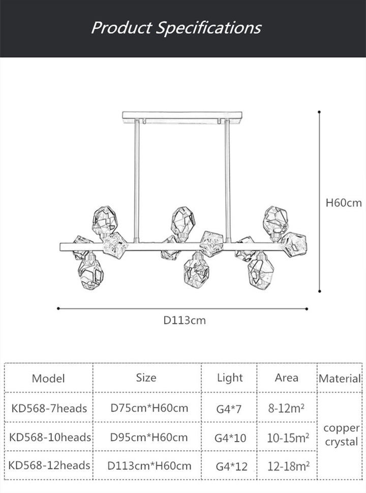 Diamanti Chandelier Galileo Lights