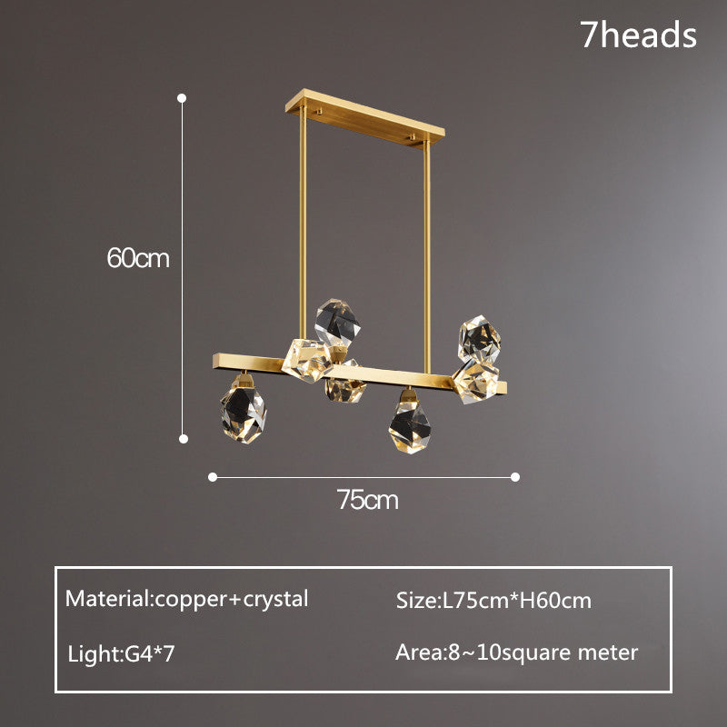 Diamanti 7 heads Chandelier Galileo Lights