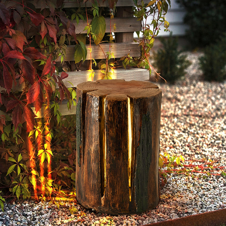 Tree Stump Lamp Outdoor Light Galileo Lights