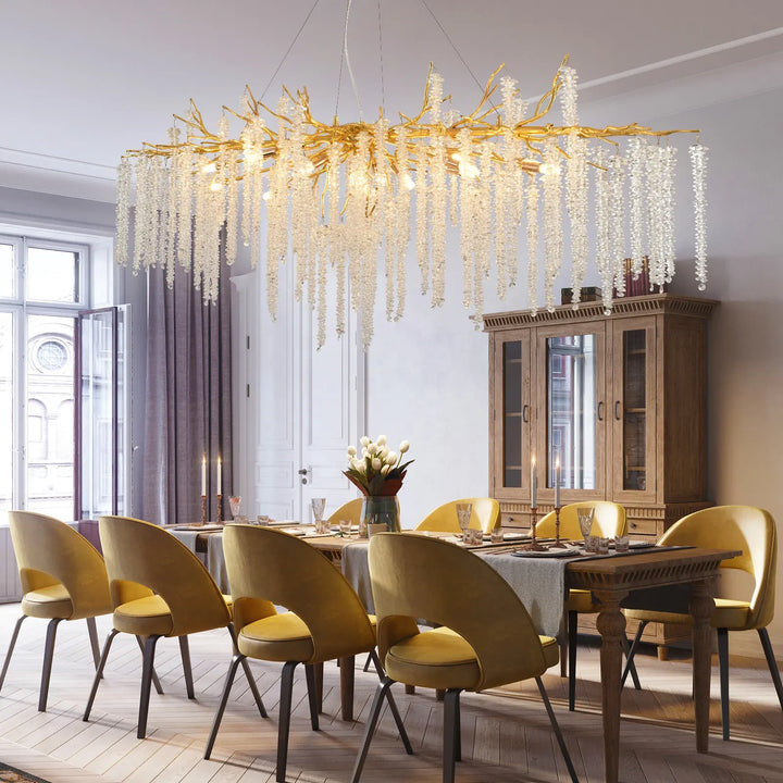 Berilune - White Chandelier Galileo Lights