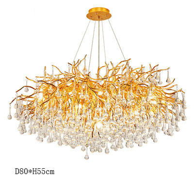 La Pluie - S Chandelier Galileo Lights