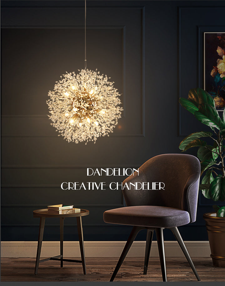 Dandelion Crystal Pendant Light Pendant Light Galileo Lights