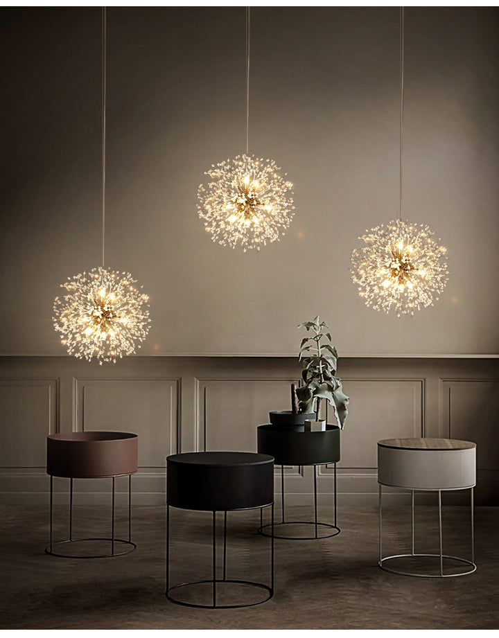 Dandelion Crystal Pendant Light Pendant Light Galileo Lights